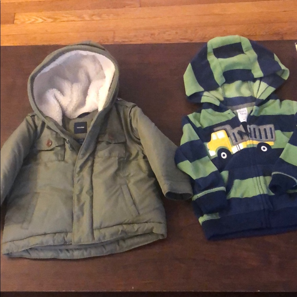 6-12month Winter/Fall Jacket & Hoodie Bundle